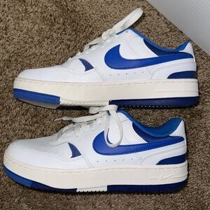 Women Nike Gamma Force Lifestyle Sneakers Shoes White/Game Royal DX9176-101